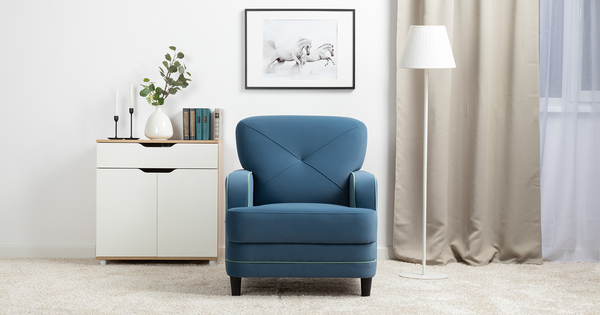 Диван-кровать прямой Черри ТД 285 велюр Irida 07 синий, Эвита пистачио ментоловый