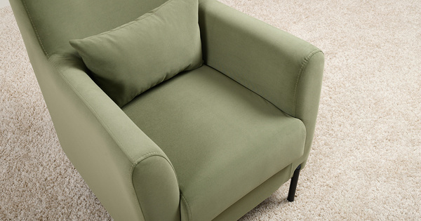 Кресло для отдыха Барселона ТК 672 велюр Diagonal 694 оливковый