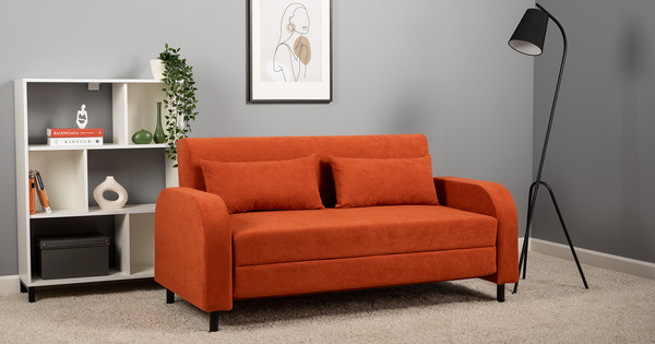 Диван-кровать прямой Киото ТД 781 велюр Epic 45 terra кирпичный