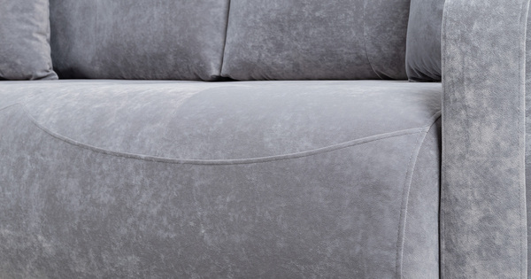 Диван-кровать прямой Марсель ТД 701 велюр Aura 20 серый