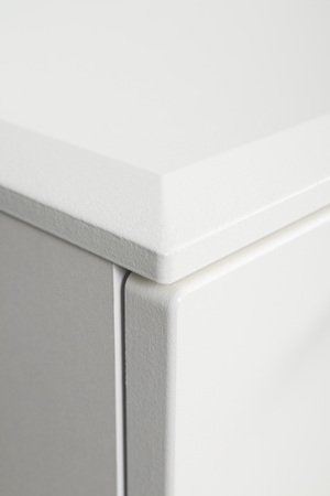 Тумба под ТВ Монтесито 16.66 Белый PE шагрень, белая шагрень 4101 ПВХ