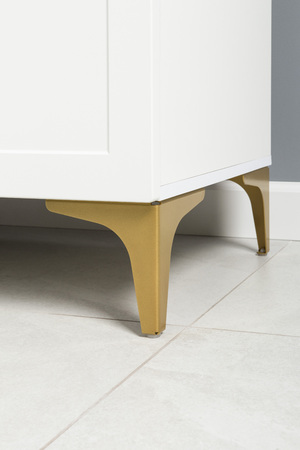 Тумба под ТВ Монтесито 16.67 Белый PE шагрень, белая шагрень 4101 ПВХ