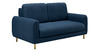 Диван-кровать прямой Оникс ТД 208 велюр Ocean 017 синий