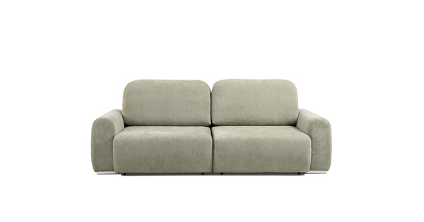 Диван-кровать прямой Тэдди 1503 композиция 1, букле Pique 007 оливковый, модульная система