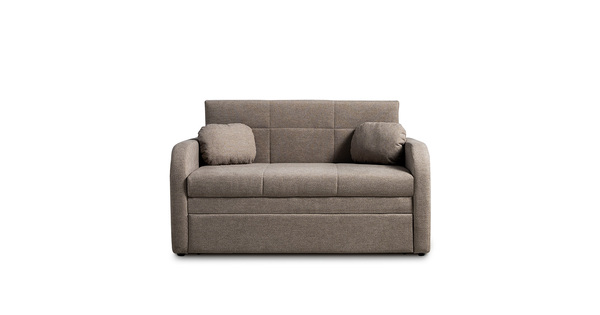 Диван-кровать прямой Тео (120) ТД 906 велюр Danco 290 бежевый