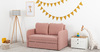 Диван-кровать прямой Юта (120) ТД 522 велюр Вивальди 27 пастельный коралловый