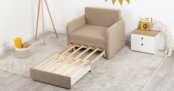 Кресло-кровать Юта (85) ТК 521 велюр Вивальди 21 латте